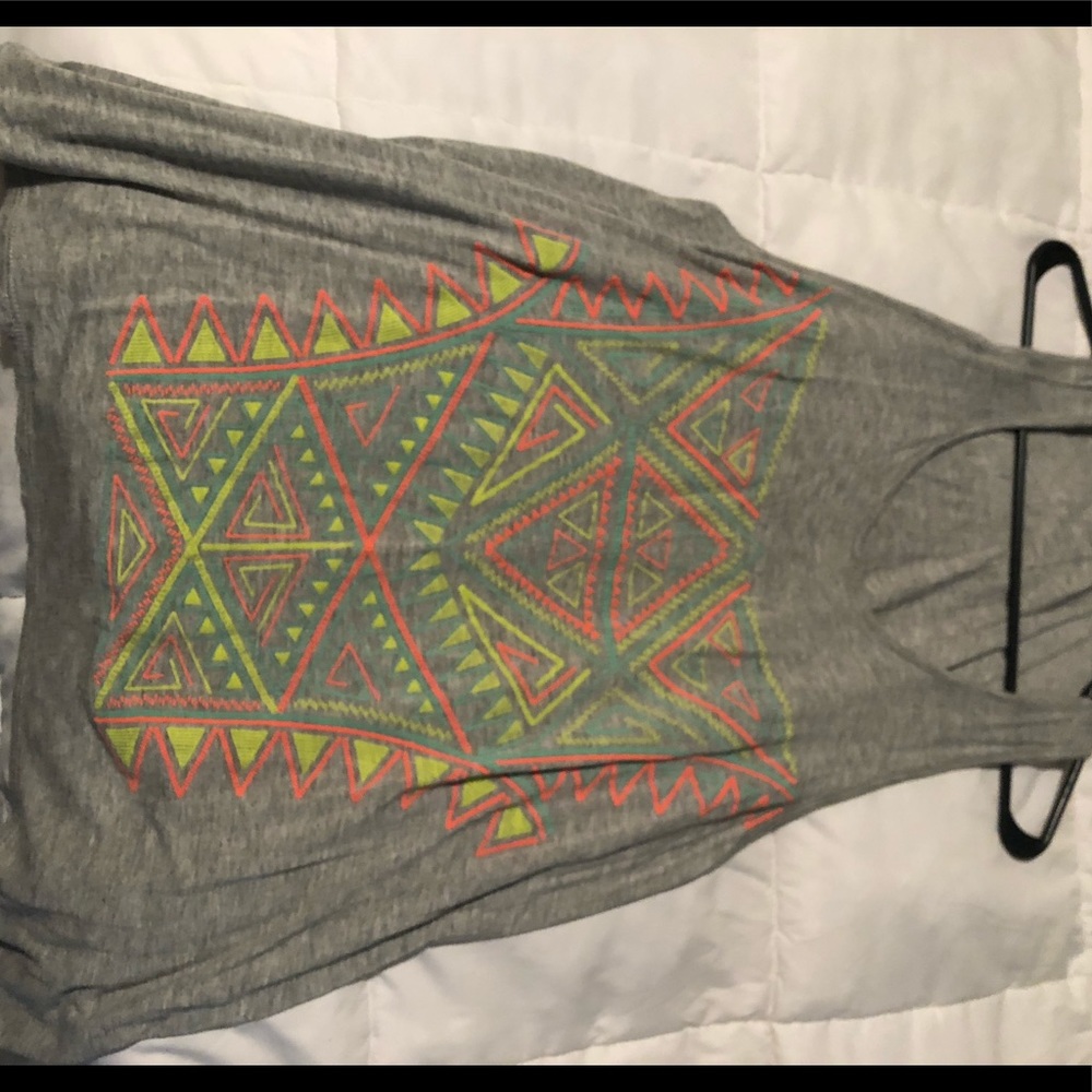 Tank top with neon detail